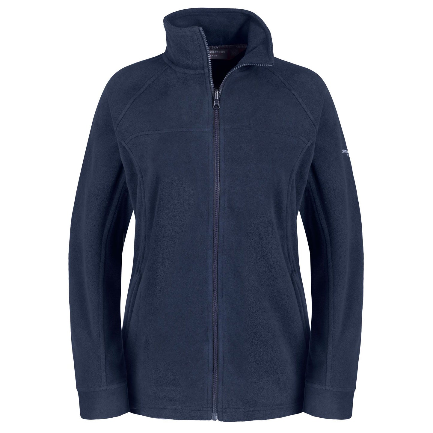 Navy - Front - Craghoppers Womens Expert Basecamp Full Zip Microfleece