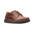 Tan - Front - Clarks Mens Un Abode Ease Leather Shoes