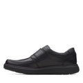 Black - Lifestyle - Clarks Mens Un Abode Strap Leather Shoes