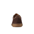 Dark Brown - Side - Clarks Mens Oakland Craft Leather Shoes