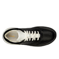 Black - Pack Shot - Clarks Womens-Ladies Sprint Lite Lace Leather Trainers