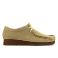 Maple - Back - Clarks Womens-Ladies Wallabee 2 Leather Shoes