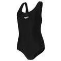 Black - Front - Speedo Girls Medalist One Piece Swimsuit