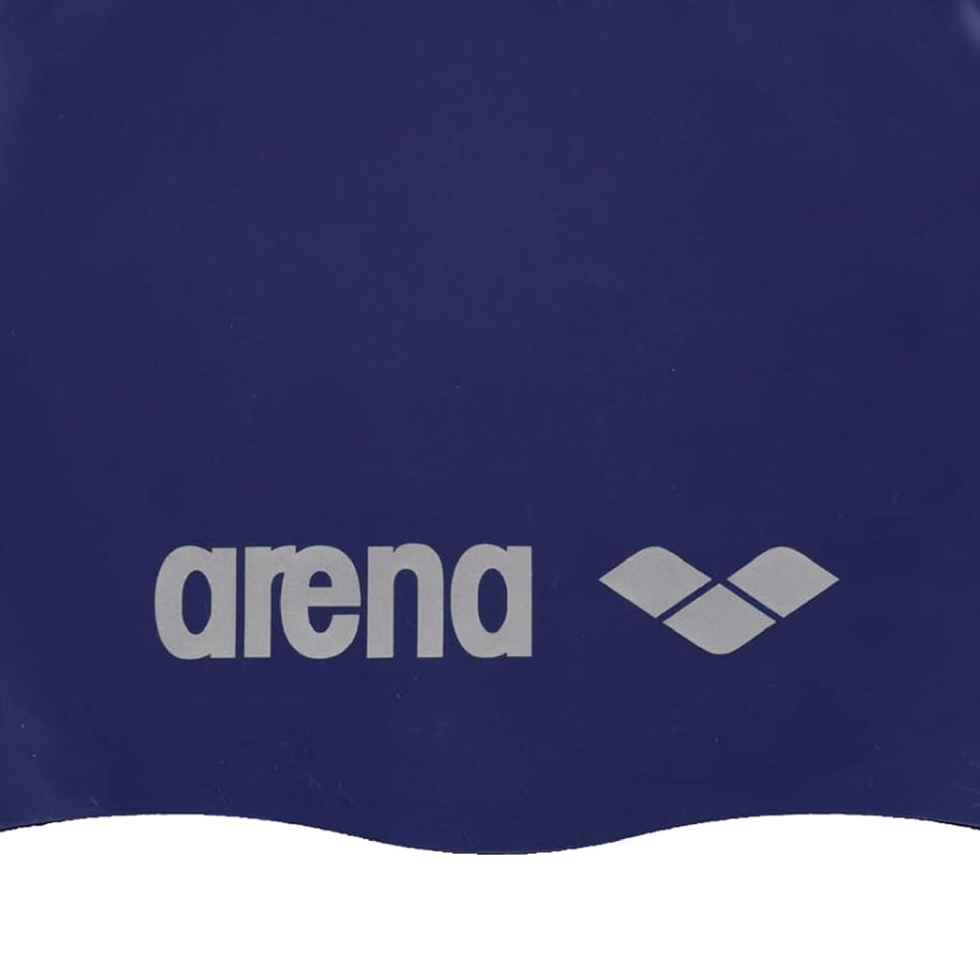 Denim-Silver - Side - Arena Unisex Adult Classic Silicone Swim Cap