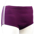 Maroon-White - Front - Carta Sport Mens Athletic Briefs