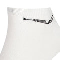 White-Black - Side - Head Mens Socks (Pack of 3)