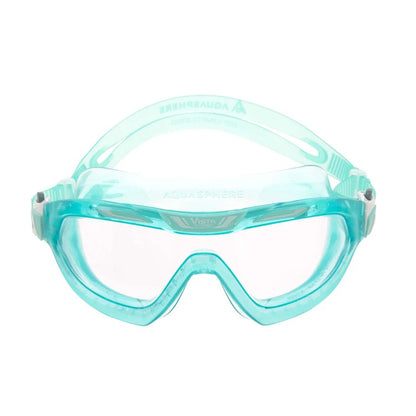 Mint Green-Transparent - Front - Aquasphere Unisex Adult Vista XP Swimming Goggles