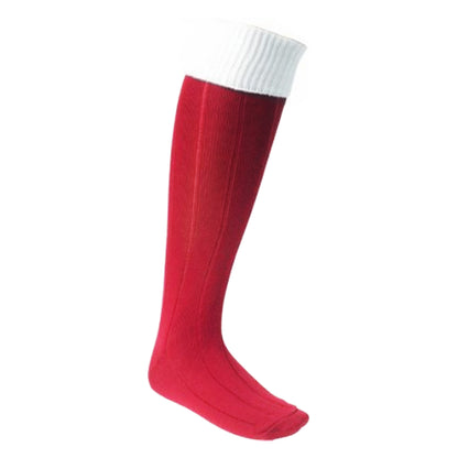 Red-White - Front - Carta Sport Childrens-Kids Euro Socks