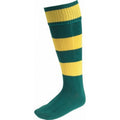 Bottle Green-Amber - Front - Carta Sport Childrens-Kids Euro Ankle Socks