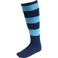 Navy-Sky Blue - Front - Carta Sport Childrens-Kids Euro Ankle Socks