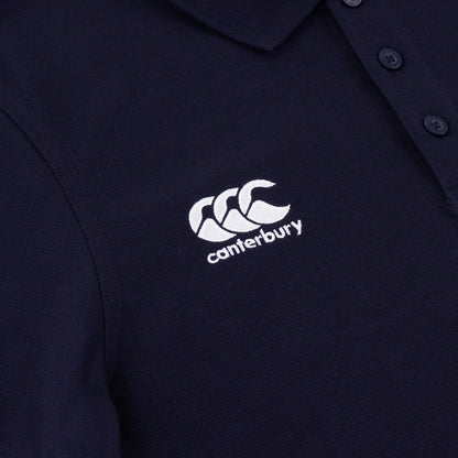 Navy - Side - Canterbury Mens Waimak Polo Shirt
