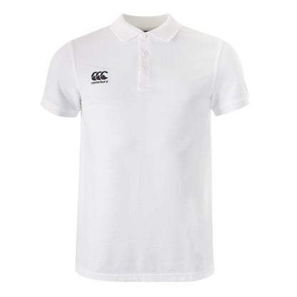 White - Front - Canterbury Mens Waimak Polo Shirt