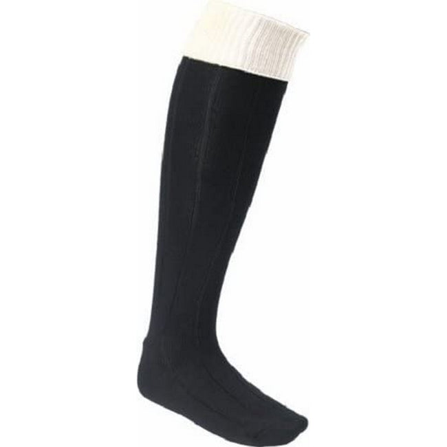 Black-White - Front - Euro Mens Football Socks