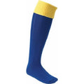 Royal Blue-Amber - Front - Euro Mens Football Socks