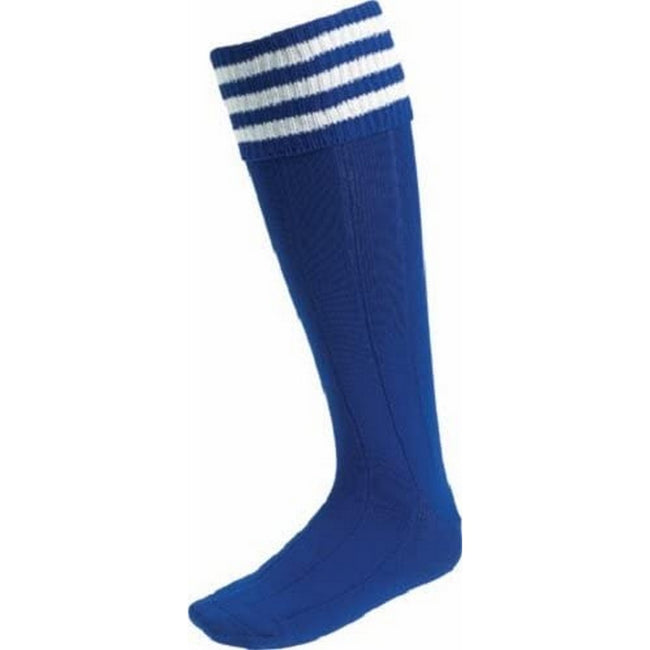 Royal Blue-White - Front - Euro Mens Football Socks