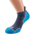 Hot Pink-Lavender-Blue - Lifestyle - 1000 Mile Womens-Ladies Run Ankle Socks (Pack of 2)