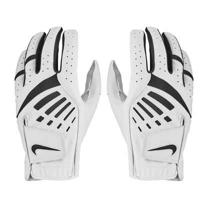 White-Black - Side - Nike Womens-Ladies Dura Feel IX Right Hand Golf Glove