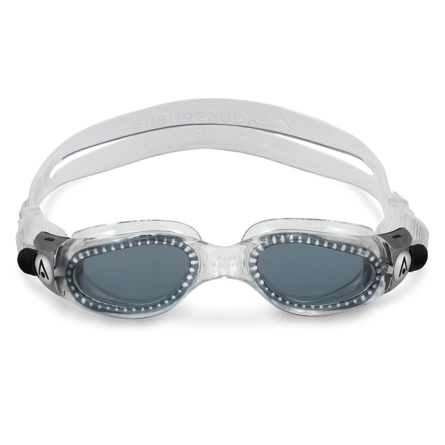 Transparent-Dark - Front - Aquasphere Unisex Adult Kaiman Tinted Swimming Goggles