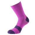 Fuchsia - Front - 1000 Mile Womens-Ladies Approach Socks