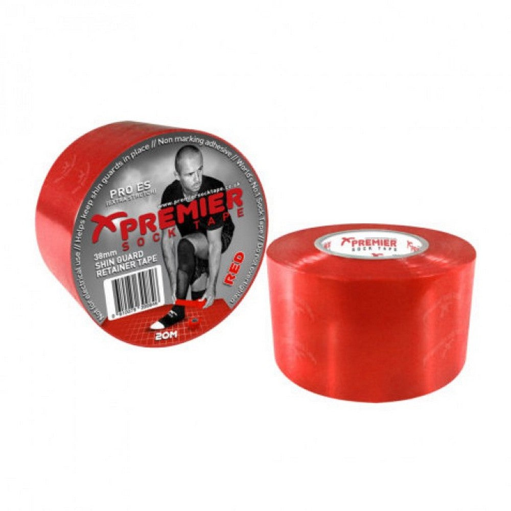 Red - Back - Premier Shin Guard Tape