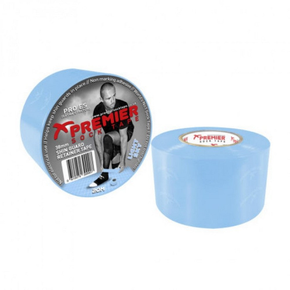 Light Sky Blue - Back - Premier Shin Guard Tape