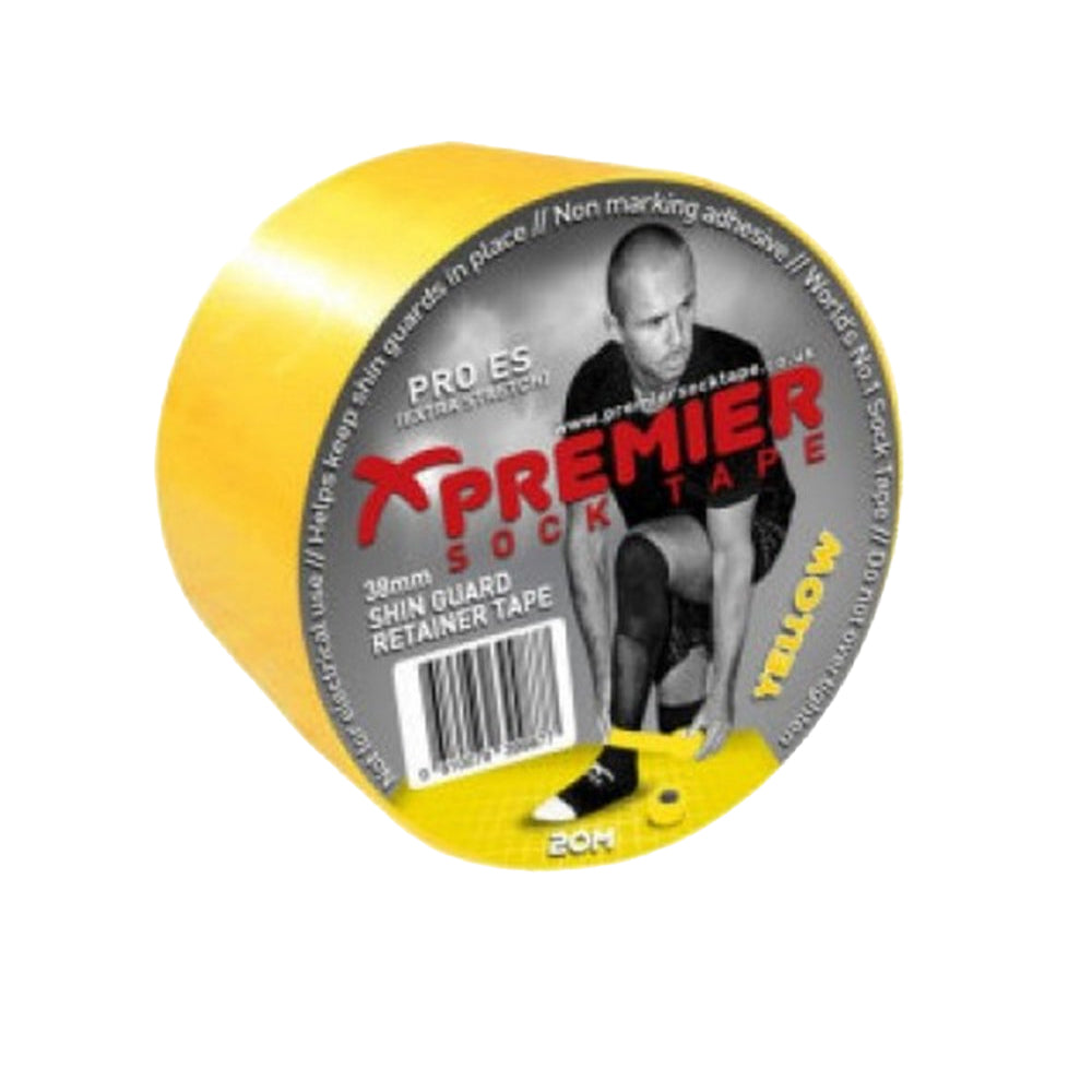 Yellow - Front - Premier Shin Guard Tape