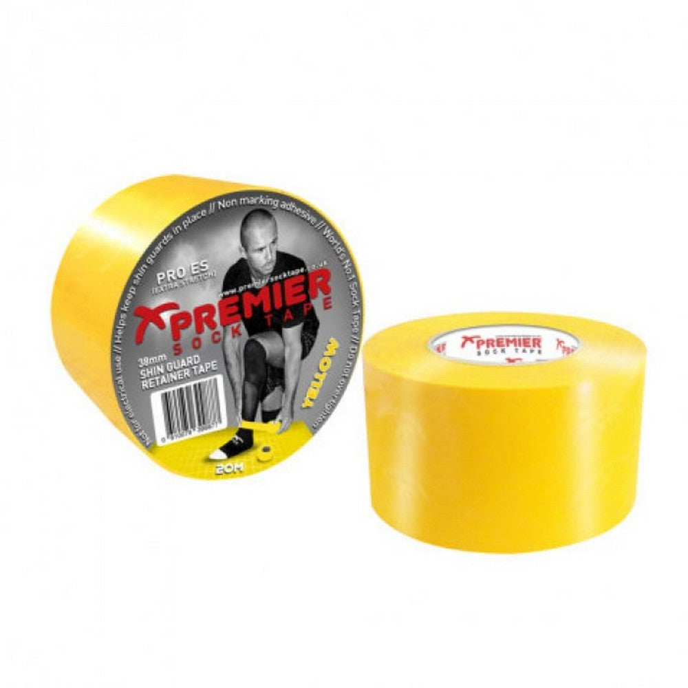 Yellow - Back - Premier Shin Guard Tape