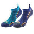 Blue - Front - 1000 Mile Mens Liner Socks (Pack of 2)