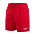 Red - Front - Speedo Mens Essential 16 Swim Shorts