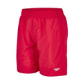 Red - Front - Speedo Mens Essential 16 Swim Shorts