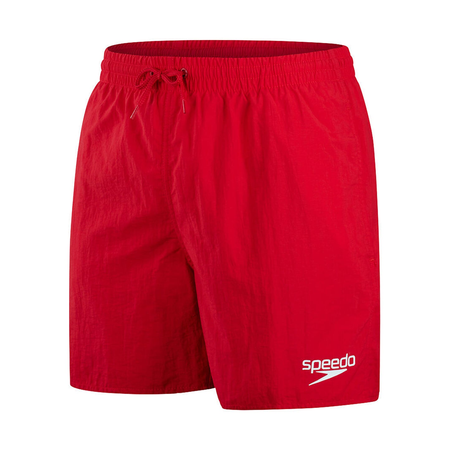 Red - Front - Speedo Mens Essential 16 Swim Shorts