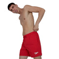 Red - Back - Speedo Mens Essential 16 Swim Shorts