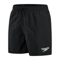 Black - Front - Speedo Mens Essential 16 Swim Shorts