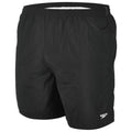Black - Front - Speedo Mens Essential 16 Swim Shorts