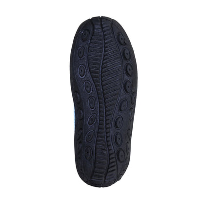 Blue-Orange - Side - Beco Childrens-Kids Sealife Water Shoes