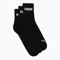 Black - Back - Puma Mens Quarter Socks (Pack of 3)