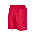 Red - Front - Speedo Mens Leisure Swim Shorts