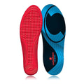 Blue-Red-Black - Back - Sorbothane Unisex Adult Full Strike Insoles