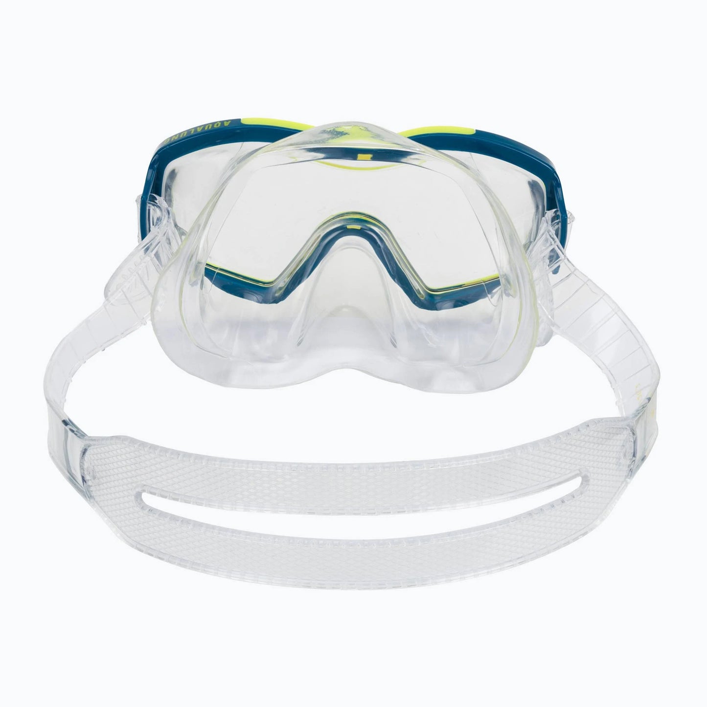 Transparent-Blue-Yellow - Back - Aquasphere Childrens-Kids Raccoon Mask And Snorkel