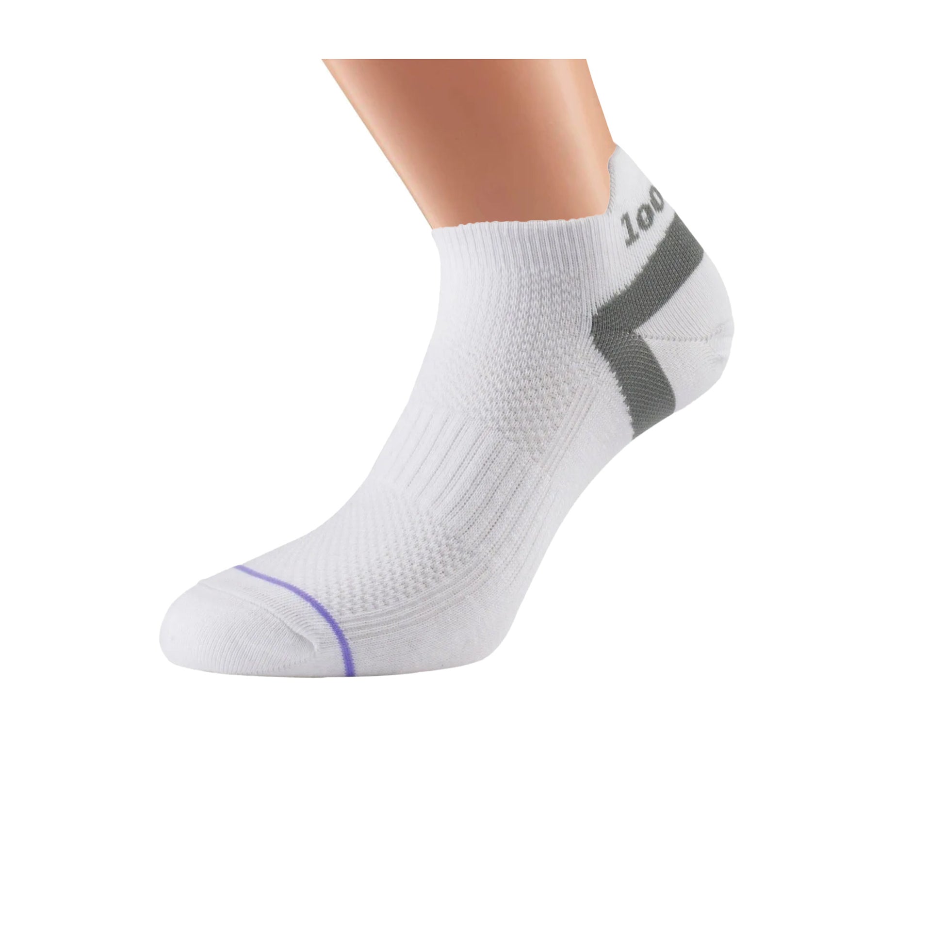 White - Front - 1000 Mile Mens Liner Socks