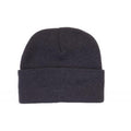 Navy - Front - Carta Sport Unisex Adult Plain Beanie