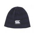 Navy - Front - Canterbury Striped Beanie