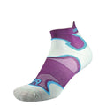 Purple-Kingfisher Blue - Front - 1000 Mile Womens-Ladies Fusion Ankle Socks
