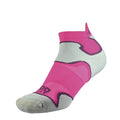 Pink-Purple - Front - 1000 Mile Womens-Ladies Fusion Ankle Socks