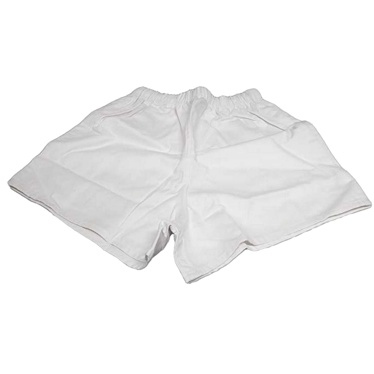 White - Back - Carta Sport Mens Rugby Shorts