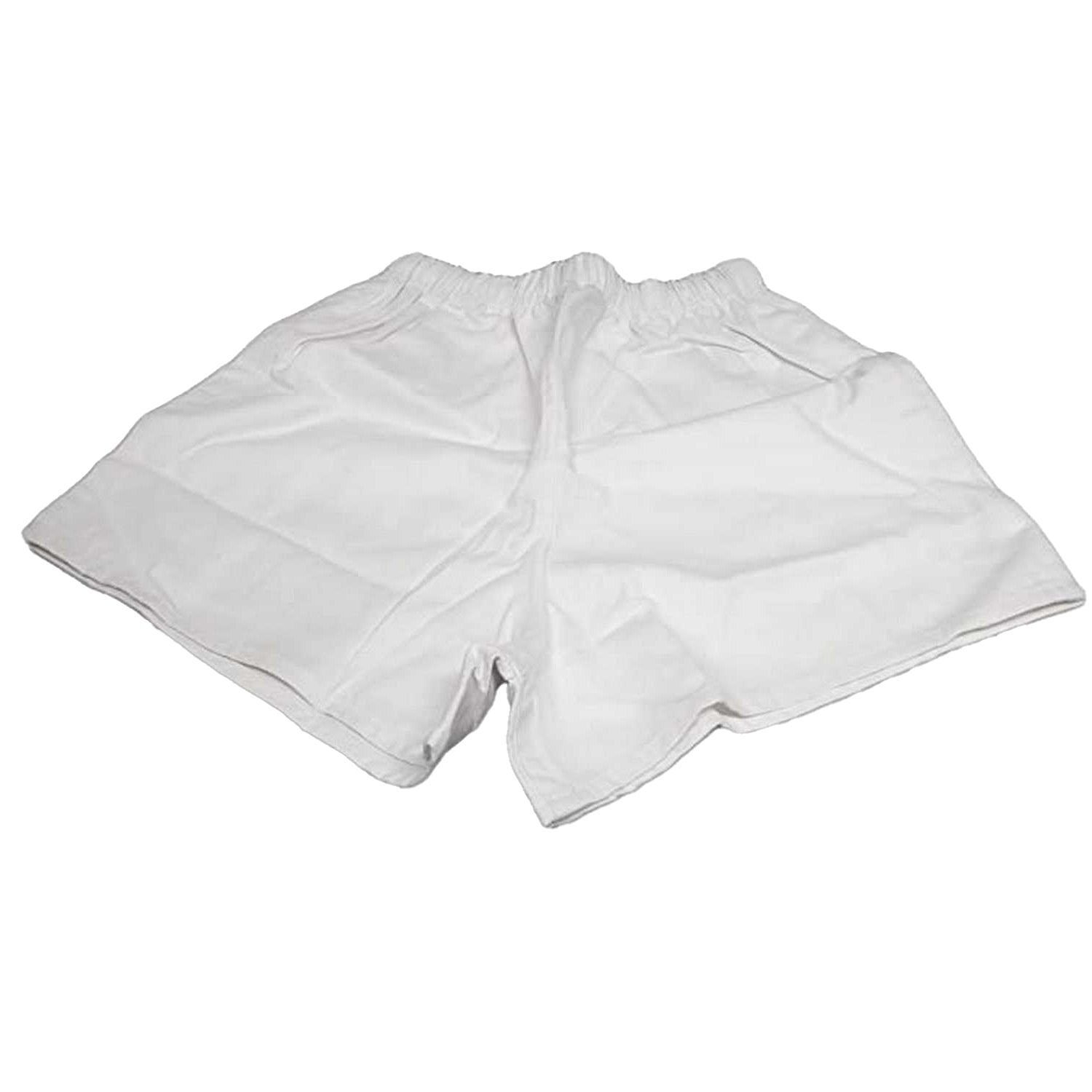 White - Back - Carta Sport Mens Rugby Shorts