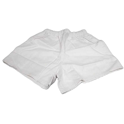 White - Back - Carta Sport Mens Rugby Shorts