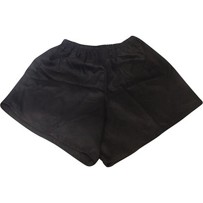 Black - Front - Carta Sport Mens Rugby Shorts