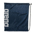 Navy - Back - Arena Mesh Drawstring Bag