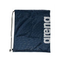 Navy - Front - Arena Mesh Drawstring Bag